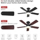 thumbnail image 3 of Ventilador Techo Mpayel 46 Pulgadas LED Negro Control Remoto, 3 of 3