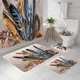 thumbnail image 2 of Alfombrillas De Baño T.f.i Diseño Varios 180x180 Cm Amarillo Plumas, 2 of 3