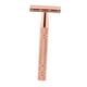 thumbnail image 5 of Maquinilla De Afeitar De Seguridad De Doble Filo Con 5 Cuchillas De Acero Inoxidable De Primera Calidad, Oro Rosa, 5 of 5