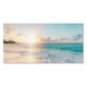 thumbnail image 1 of 1pc, Beach Wall Art Sunset Picture Ocean Print Romantic Sea Wave Wall Decoration, Painting Canvas Wall Art, Room Decor, Scene Decor, Bedroom Decor, Entrance Decor, Wall Beautification Decorative, Bac, 1 of 4