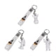 thumbnail image 4 of 3 Uds Astronauta Llavero Bolsa Colgante Adorno Colgante Dibujos Animados Cartera Decoración Argent, 4 of 5