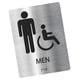 thumbnail image 3 of Placa De Letrero De Baño, Letrero De Baño Moderno Para Hombres Y Mujeres, Estilo De Baño De Negocios A, 3 of 5
