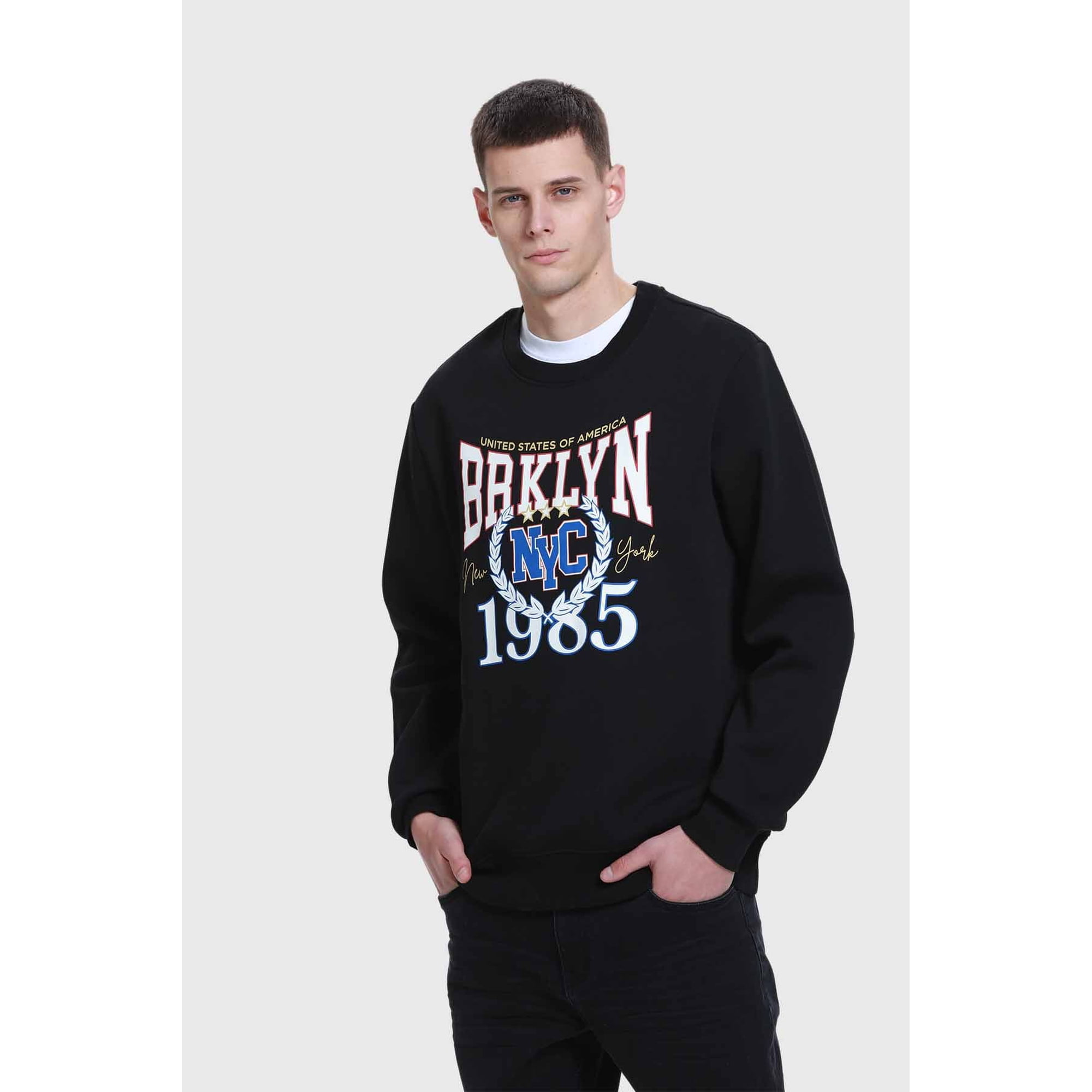 Fashionspark - Polerón Hombre Negro