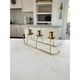 thumbnail image 2 of Candelabro metal dorado, 2 of 3