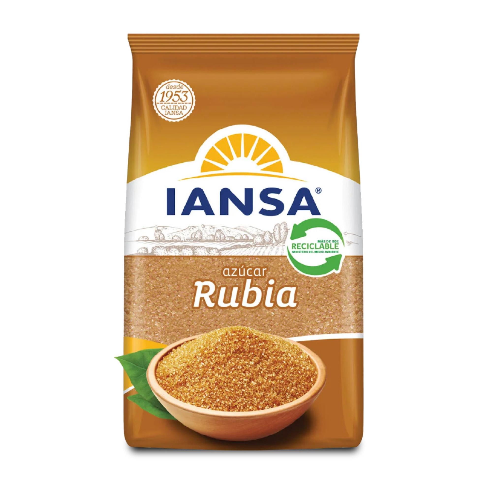 Azúcar Rubia Granulada Bolsa 500 g Iansa