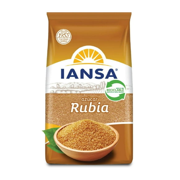 Azúcar Rubia Granulada Bolsa, 500 g