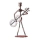 thumbnail image 2 of Estatua De Hombre Músico Escultura De Músico Para Mesa Sala De Estar Estantería Guitarra, 2 of 3