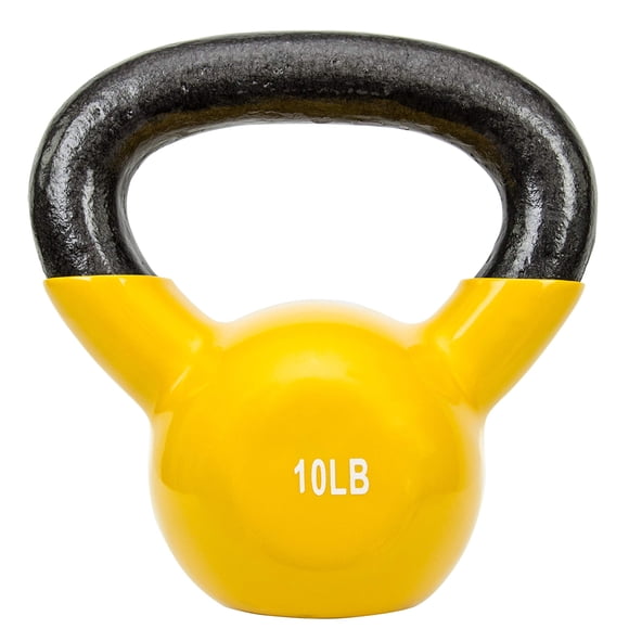 Kettlebell Sunny Health & Fitness Sunny con revestimiento de vinilo, 4,5 kg
