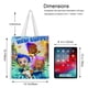 thumbnail image 5 of Bubble Guppies Bolso de tela con estampado de lienzo para mujer, bolsa de compras reutilizable y estética, con cremallera interior, regalo para mujer, 35 × 40 cm., 5 of 6