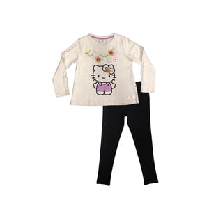 Conjunto Niña Hello Kitty Beige 4
