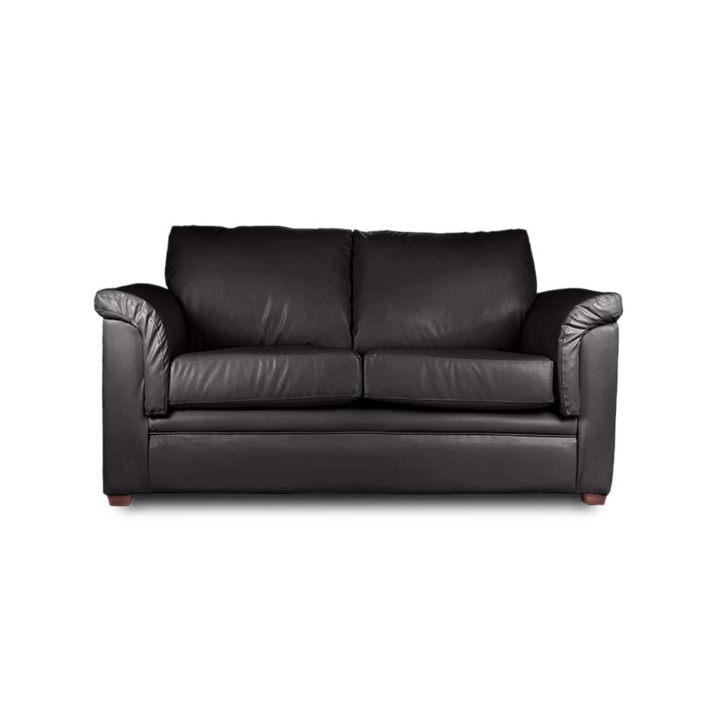 Latam Home - Sofa Ancona 2 C Pu Grano Negro