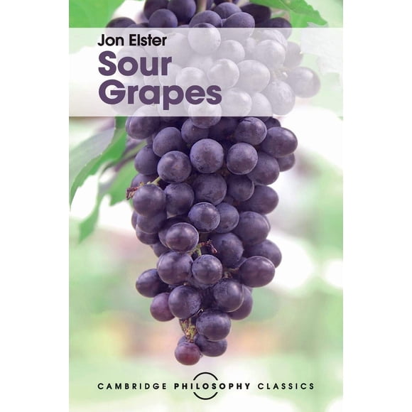 Libro Cambridge University Press Sour Grapes: Studies