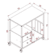 thumbnail image 3 of Mesa Auxiliar Con Cajones Mueble Multiuso #2, 3 of 3