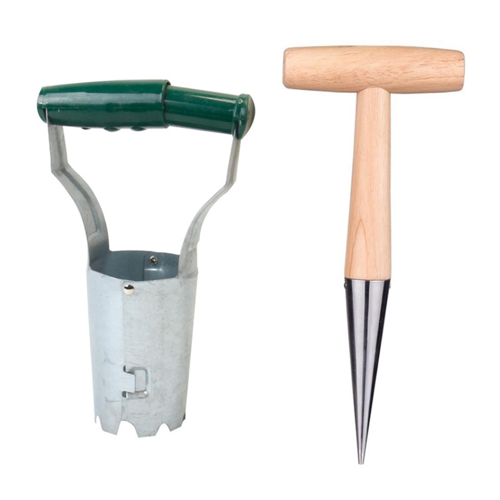 Magideal - 2 Piezas De Herramientas Para Plantar Semillas Y Bulbos, Trasplante De Macetas De Jardín, Herramienta Para Macetas De Semillas, Herramienta Para