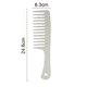 thumbnail image 2 of Peine de dientes anchos para cabello rizado y húmedo, peine desenredante para mujeres, peine grande de dientes anchos para cabello largo, grueso y ondulado., 2 of 5