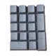 thumbnail image 1 of Kit De Cubierta De Tapas De Teclas DIY PBT Para Teclado Mecánico Cherry 17 Teclas Gris, 1 of 5