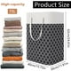 thumbnail image 2 of Cesto De Ropa Plegable Negro 75L, 2 of 5