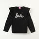 thumbnail image 1 of Polera Manga Larga Niña Vuelos Negro Barbie, 1 of 4