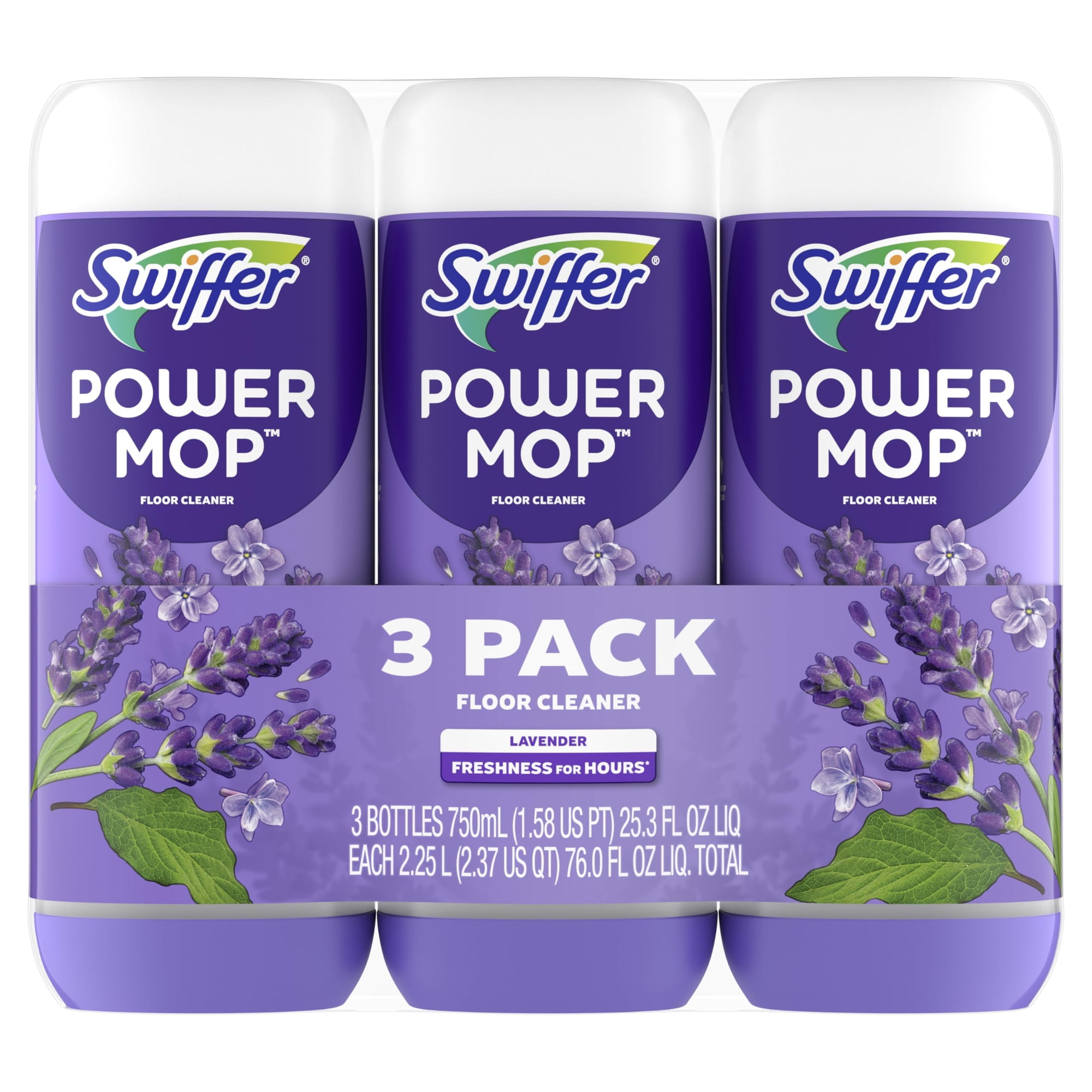 Swiffer - Solución De Limpieza De Suelos Powermop Lavender Scent