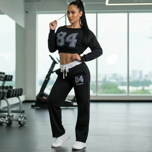 Flix Spa - Conjunto Deportivo Mujer Estilo Aesthetic 85