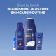 thumbnail image 2 of Set de cuidado de la piel Nivea Nourishing Body Wash 600 ml, loción corporal 400 ml, crema de manos 75 ml y bálsamo labial, 2 of 9