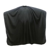 Magideal - Delantal De Corte De Pelo Delantal De Corte De Pelo Práctico Transpirable Cómodo Profesional Capa De Peluquero Para El Hogar Barberos Corte De Pelo , Negro