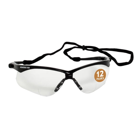 Gafas de seguridad KLEENGUARD V60 Nemesis Vision +1.0 Black