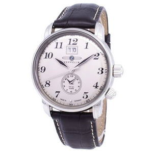 Zeppelin - Reloj De Hombres 40Mm Con Banda De Cuero Marrón