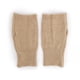 thumbnail image 1 of Guantes mitones cortos de lana crema Talla Única, 1 of 3