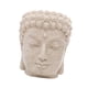 thumbnail image 2 of Buda Figura de la cabeza de la cabeza Flower Planta Resina Resina Ornamento de escritorio Sembradora para patio Desk Stanfa Interior Decoración del Estilo B, 2 of 5