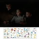 thumbnail image 3 of 25 hojas de tatuajes temporales brillantes, tatuajes espaciales que brillan en la oscuridad, pegatinas luminosas para tatuajes, tatuajes falsos, suministros para fiestas y regalos., 3 of 6
