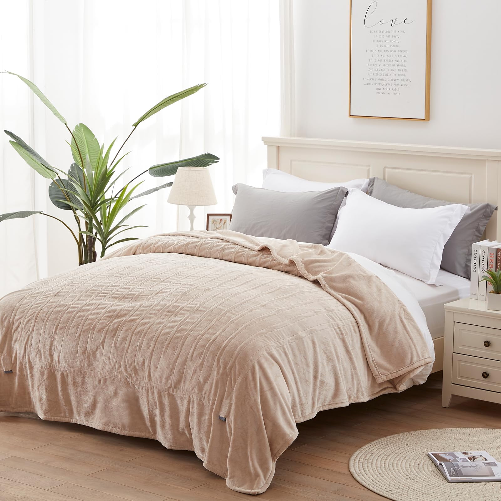 Manta Térmica Eléctrica Westinghouse King Size Beige