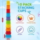 thumbnail image 3 of Vasos apilables KIDSTHRILL Rainbow Colors para niños de 1 a 3 años, 3 of 7
