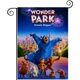 thumbnail image 1 of Parque Mágico-bandera de jardín temática. Regalo perfecto para fans, amigos y familiares, ideal para actividades al aire libre y decoración de fiestas.28CM*45CM, 1 of 5