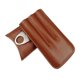 thumbnail image 2 of Soporte Para Cigarros De Bolsillo De Cattlehide, Estuche De Transporte, Humidor Con Cortador De Cigarros, 2 of 5