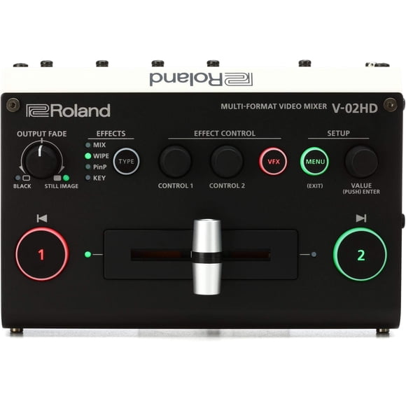 Cambiador de vídeo multiformato AV Roland V-02HD