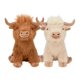 thumbnail image 1 of Juguete de peluche para perro Multipet Vaca de las Tierras Altas 36 cm Pack de 2 con chirrido, 1 of 4