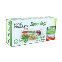 Food Vacuum Bag - Pack 10 Bolsas Al Vacío Para Alimentos Fvb Con Bomba Extractora