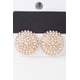 thumbnail image 1 of Aretes De Botón Fashnzfab Cúpula Con Perla, 1 of 2