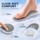 thumbnail image 3 of Plantilla para calzado BOOTMOON 1,5 cm – 3 pares, gris, talla US 7‑9, 3 of 7