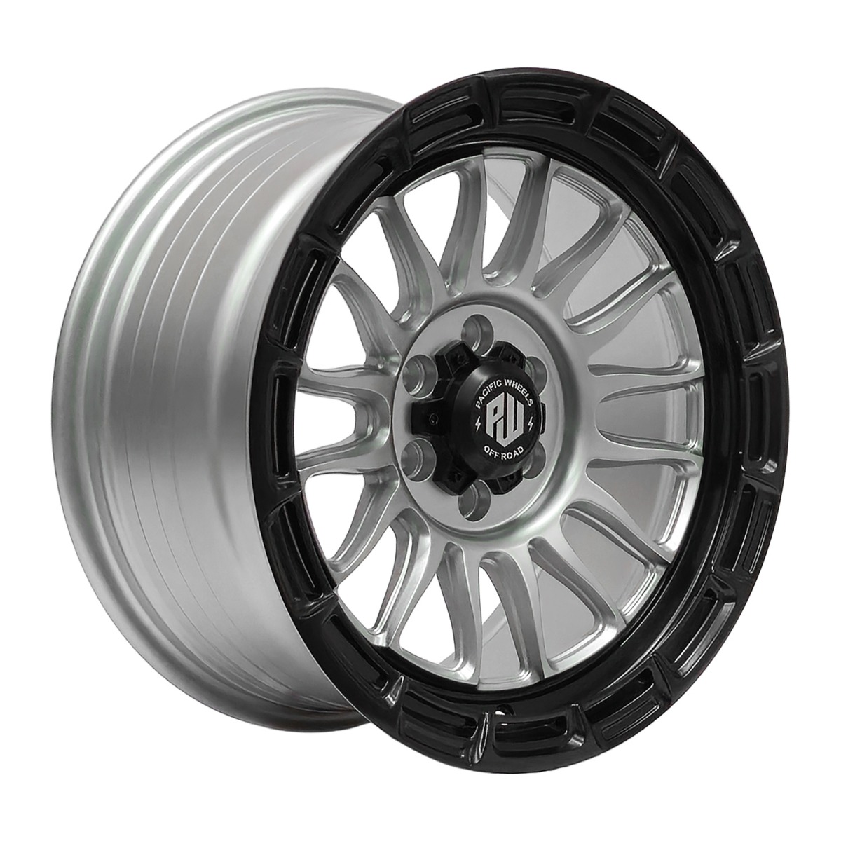 Pw Off Road - Set 4 Llantas 17X8.5 6X114 Et20 Rival Ms-Lmb