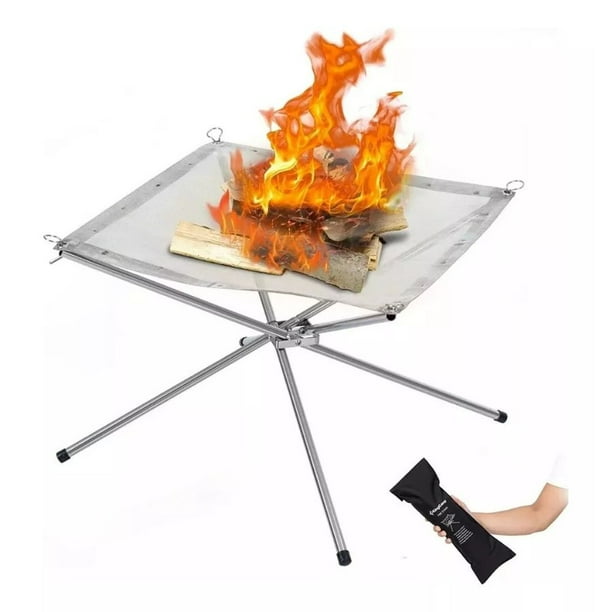 Soporte Plegable Portátil Fogata Para Camping Aire Libre