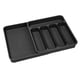 thumbnail image 1 of Bandeja Para Cubiertos Divisores De Cajones Utensilio Expandible Cubiertos Organizador De Vajilla Negro, 1 of 3