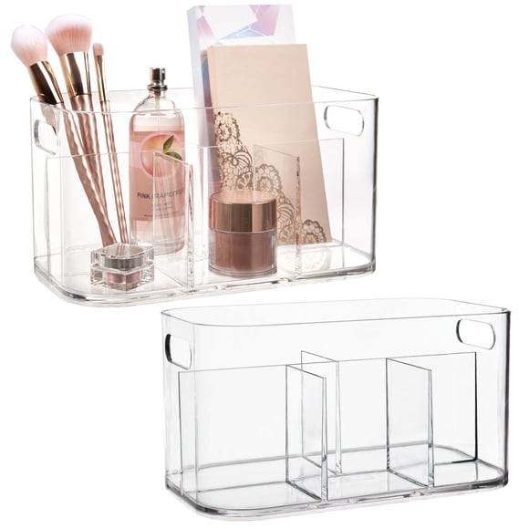 Organizador de plástico para cosméticos Stori Bliss, juego de 2