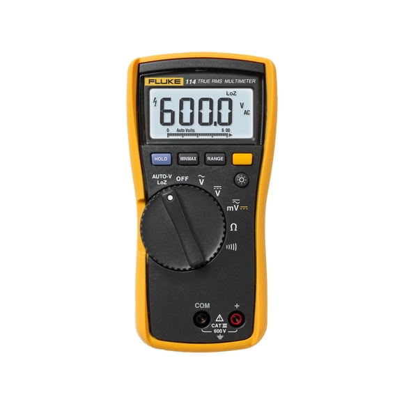 Multímetro Fluke 114 AutoVolt para electricistas, tensión CA/CC