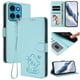 thumbnail image 2 of Funda Volteable con Diseño de Gato para Motorola MOTO G75 5G, Verde Claro, 2 of 6