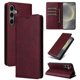 thumbnail image 5 of Funda Cartera para Samsung Galaxy S24 con Ranuras Tarjetas y Soporte - Protección Completa Rojo, 5 of 5