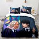 thumbnail image 1 of Wednesday Addams Bedding Set,Printing Addams Bedding Duvet Cover Comforter Bed Single Twin Full Queen Youth Kids Girl Boys Gift Bed Sheets, 1 of 5