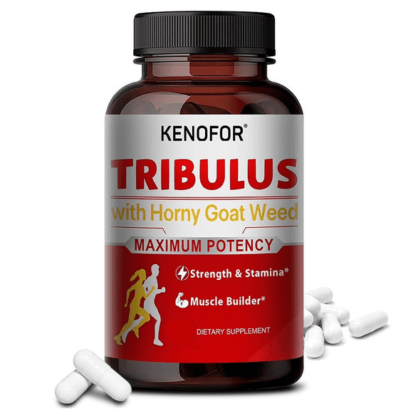Kefonor Tribulus 7000mg Horny Goat Ultra Strength 120 Capsulas