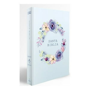 Origen - Biblia Rvr60 - Nombres De Dios - Tapa Dura - Flores Azules
